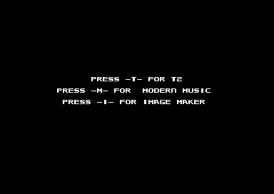 Terminator 2: Judgment Day title screen for Commodore 64